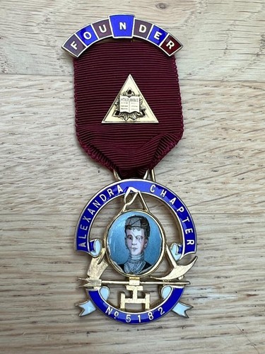 Rare silver enamel masonic - rare,