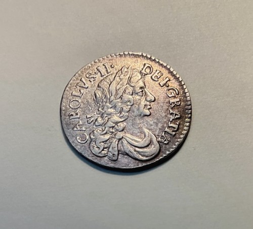 Silver 1681 british - british, king