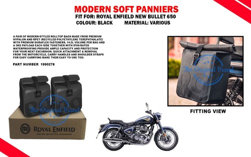 Black modern soft panniers - black,