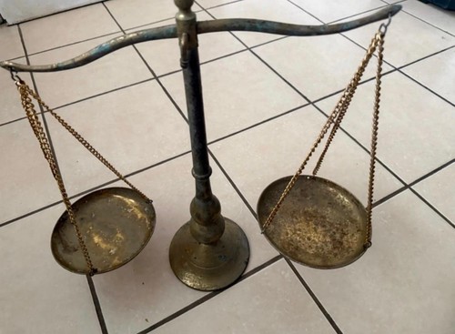 Vintage brass scale please - brass,