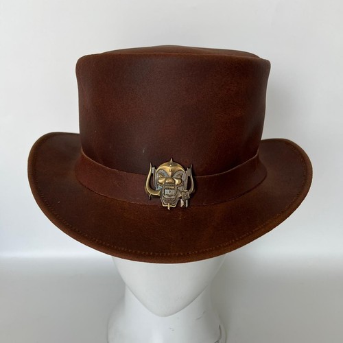 Brown leather steampunk - brown,