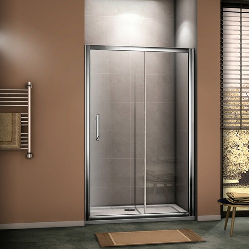 Sliding shower door - shower,