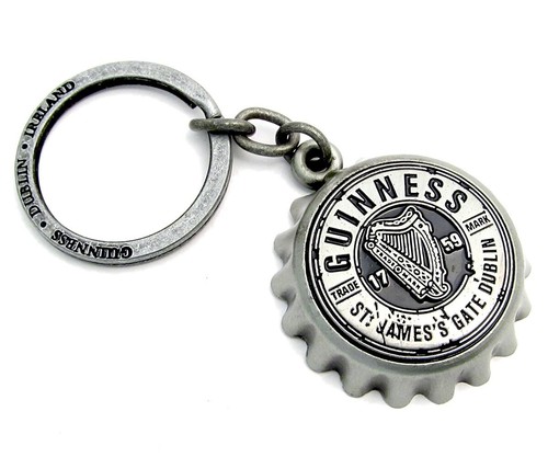 Guinness bottle opener keyring - guinness,