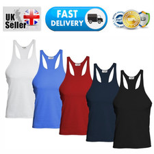 Mens Gym Stringer Muscle Vest
