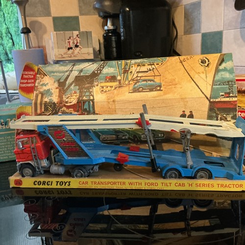 Corgi 1138 car transporter - corgi,