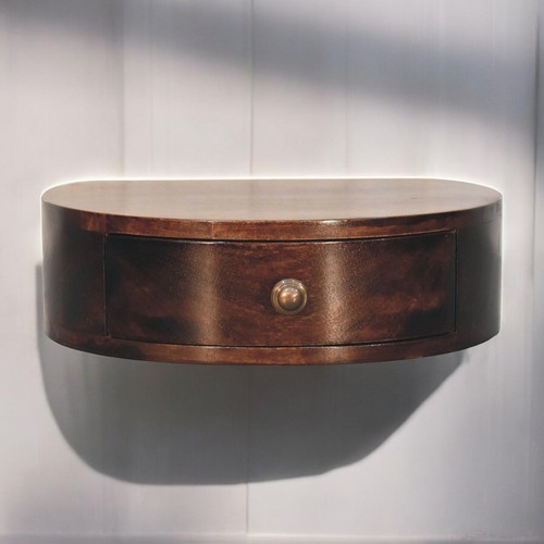 Walnut wall mounted rounded - walnut,