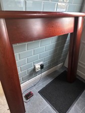 wooden fire surround used