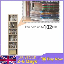6 Tier Wooden CD DVD Game Book