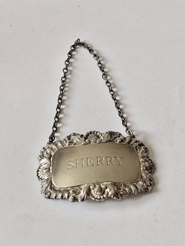 Sterling silver decanter - silver,