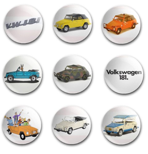 25mm button badges x9 - 25mm,