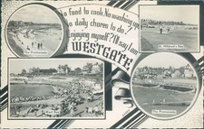 Real photo westgate 4 views West bay, promenade, St mildred's bay etc