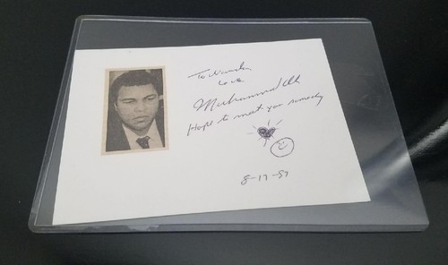Muhammad ali signed - x, 6