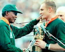 Francois Pienaar Signed 10x8