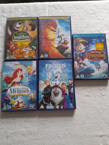 Walt disney classics dvd - 5x,