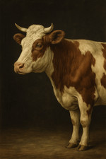 Dairy Cow Rustic Farm Animal