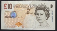 Old ten pound - pound, note