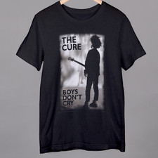 The Cure T-Shirt Boys Don't Cry Black 100% Cotton Small to 4XL Fast Dispatch