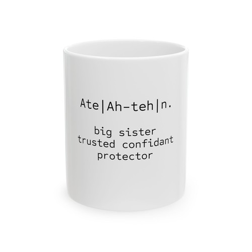 Big sister ate ceramic mug - sister,