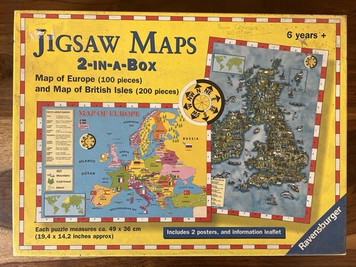 Ravensburger jigsaw maps - jigsaw,