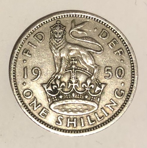 1950 british shilling - british, 1