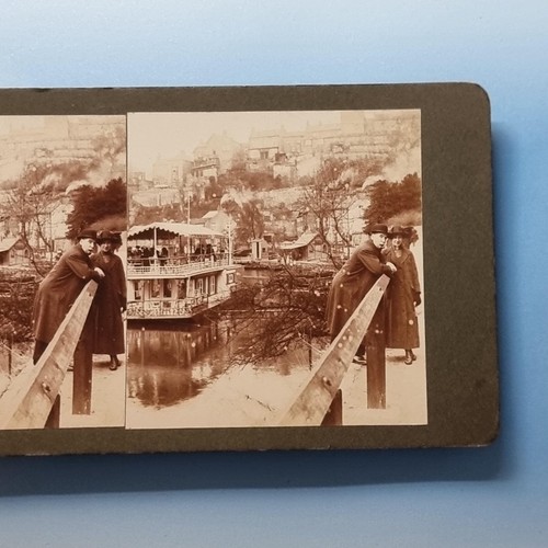 Knaresborough stereoview c1915 - knaresborough,