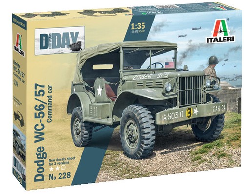 Italeri dodge 56 - dodge, wc-56/57