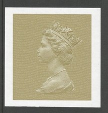 GB GOLD ROYAL MAIL HORIZON FRANKING LABEL - UNUSED/MINT