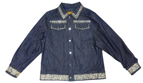 Prestige studded denim jacket - studded,