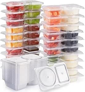 Mhdcly snack pots - with, lids