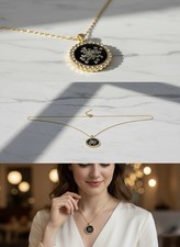 Handmade Necklace with A Real