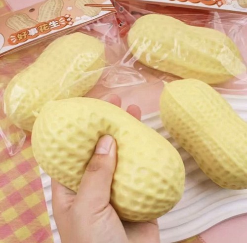Peanut squishy squeeze sensory - peanut,