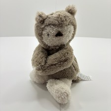 Elegant Baby Gray Owl Plush 8"