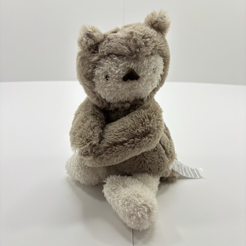 Elegant baby gray owl - gray, 8"