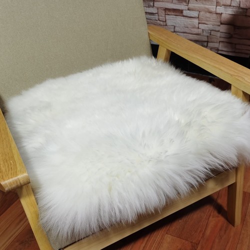 Sheepskin chair cushion pad - chair,