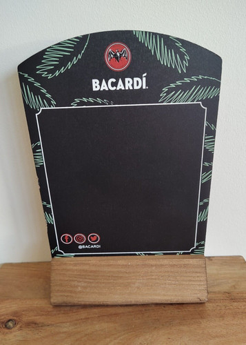 Bacardi rum wooden - bacardi,