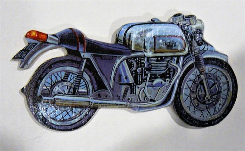 Motorbike triton fridge - motorbike, magnet
