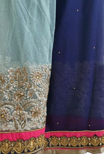 Indian saree chiffon - indian, (sari)-chiffon