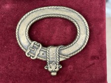 Original/Antique Brass/Bronze Garter plaque stamped BB1 on the back.