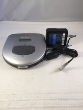 Sony Discman ESP D-465 Portable CD Player, Digital Mega Bass, Silver, working