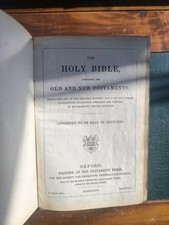 The Holy Bible  Rare Antique