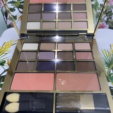 Estee Lauder Deluxe Eyeshadow  & BLUSH Compact 14  X Shades NEW