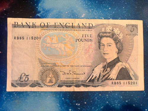 1980 bank england 5 - bank, £5