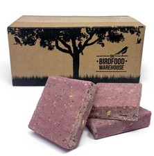 Fruit & Berry Suet Blocks, Natural Wild Bird Food, High Energy Fat