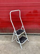 2 Step Metal Ladder, Folding, Decorating Lightweight Domestic Steps, Caravan 