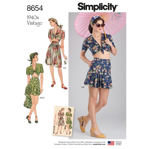 Simplicity 8654 misses 1940 - simplicity,