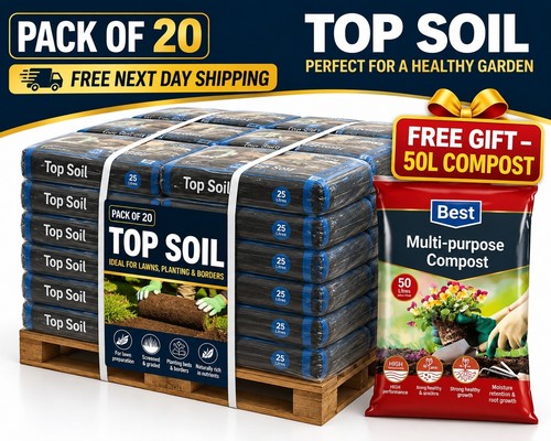 500l top soil - soil, x
