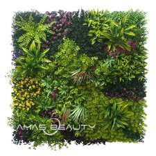 100cm x 100cm Artificial Plant Flower Wall Panels UV Realistic  Garden