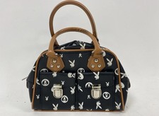 Playboy Black Handbag with Tan