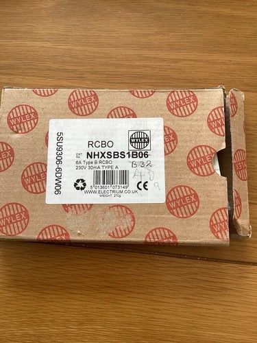 Wylex rcbo 6amp type - rcbo, in