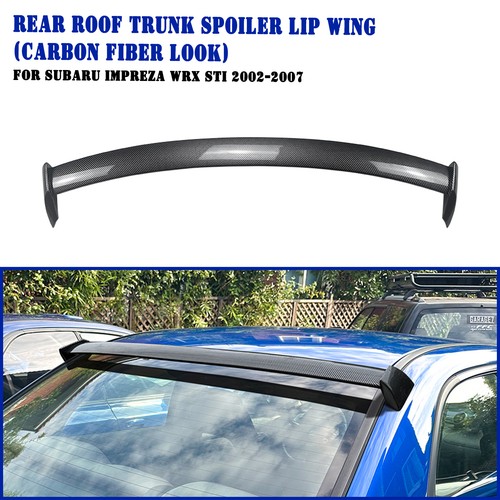 Carbon fiber look rear spoiler - rear,